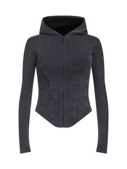 Balenciaga | Balenciaga Corseted Zip-Up Hoodie