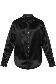 Versace | Silk shirt with shimmering sequins