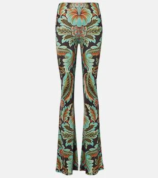ETRO | Printed crêpe jersey flared pants