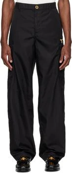 Versace | Black Nylon Cargo Pants
