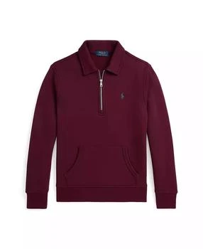 Big Boys Fleece Quarter-Zip Pullover Sweatshirt