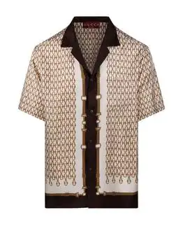 Gucci | Gucci Pattern-Printed Short-Sleeved Shirt