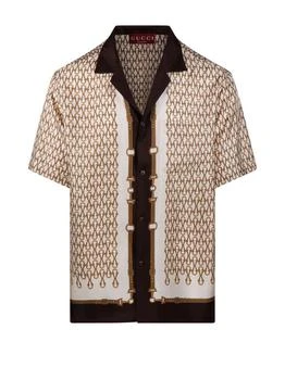 Gucci | Gucci Pattern-Printed Short-Sleeved Shirt