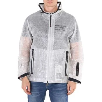 Moncler | Men
s White Day-Namic Crinkled-Shell Hooded Rain Jacket