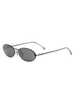 Fendi First 54MM Oval Sunglasses