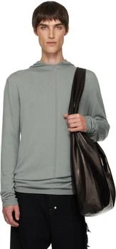Rick Owens | Gray Concordians Oversized Hoodie