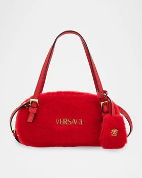 Versace | Mini Faux Fur Bowler Shoulder Bag