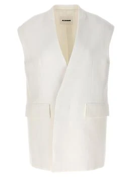 Jil Sander | Jil Sander Straight Hem Oversized Tailored Vest