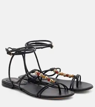 Isabel Marant | Yctoria beaded leather sandals