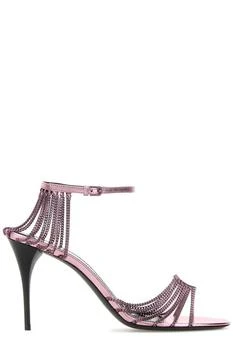 Yves Saint Laurent | Saint Laurent Babylone 90 Chain Heeled Sandals