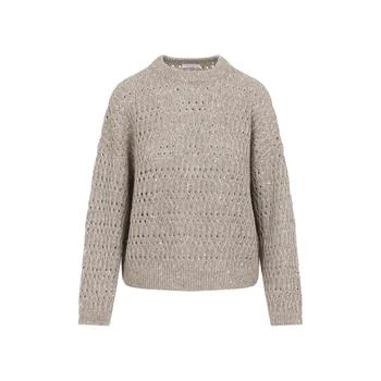 Brunello Cucinelli | Brunello Cucinelli Crochet Crewneck Jumper