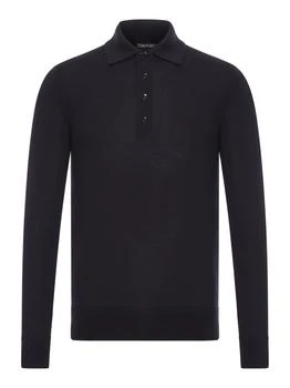 Tom Ford | Tom Ford Long Sleeved Knitted Polo Shirt