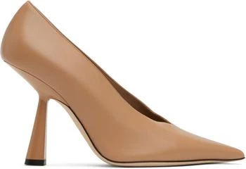 Beige Maryanne 100 Heels