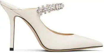 Jimmy Choo | SSENSE Exclusive Off-White Bing 100 Heels