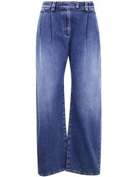 Brunello Cucinelli | Brunello Cucinelli Monili Detailed Wide-Leg Jeans
