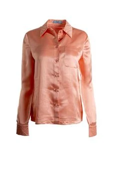 Prada | Prada Long-Sleeved Satin Shirt