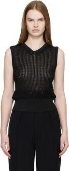 MAISON MARGIELA | Black Knit Vest