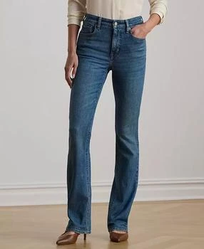 Ralph Lauren Petite High-Rise Boot Cut Jeans