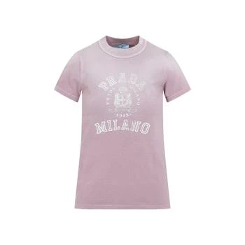Prada | Prada Logo Printed Crewneck T-Shirt