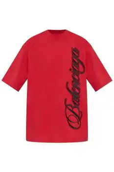 Balenciaga | Balenciaga Cursive Medium Fit T-Shirt