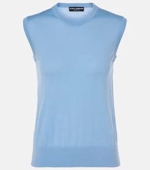 Dolce
Gabbana | DG cashmere and silk top