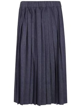 Jil Sander | Jil Sander Lightweight Denim Pleated Skirt