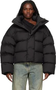 Black MML Puffer Down Jacket