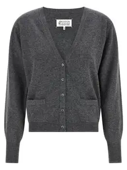 MAISON MARGIELA | Maison Margiela Long-Sleeved V-Neck Cardigan