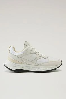 WO-FOOTWEAR Running Sneakers in Ripstop Fabric and Nubuck Leather