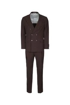 Brunello Cucinelli | Brunello Cucinelli Double Breasted Two-Piece Tailored Suit
