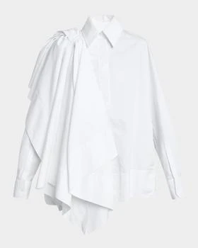 Givenchy | Oversized Bow Cotton Shirt