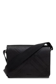 Burberry | Burberry Checked Foldover-Top Messenger Bag