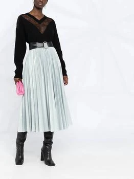 Valentino | Valentino - Lace Embellished V-neck Jumper