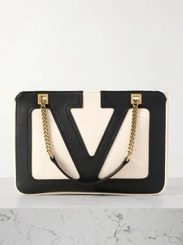 Valentino | Viva Superstar Small Two-tone Leather Shoulder Bag