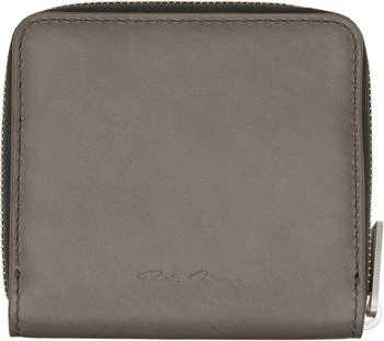 Rick Owens | Gray Concordians Zipped Wallet