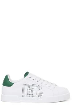Dolce & Gabbana | Dolce & Gabbana Portofino DG Logo Perforated Sneakers