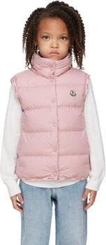 Moncler | Big Kids Pink Badia Down Vest