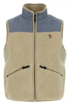 Moncler | Moncler Grenoble Teddy Chambray Gilet