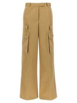 Versace | Versace High-Waist Wide-Leg Cargo Trousers