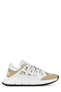 Versace | Versace Trigreca Barocco-Jacquard Lace-Up Sneakers