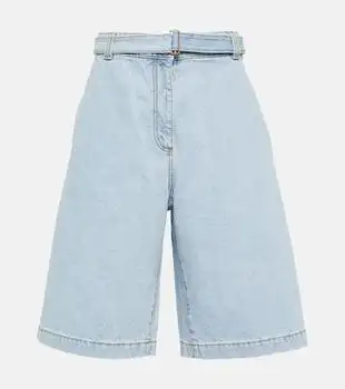 ETRO | Embroidered denim shorts