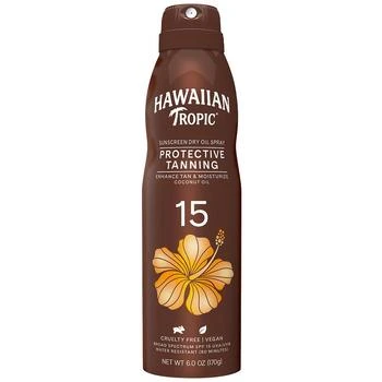 Hawaiian Tropic Protective Tanning Oil Spray, SPF 15