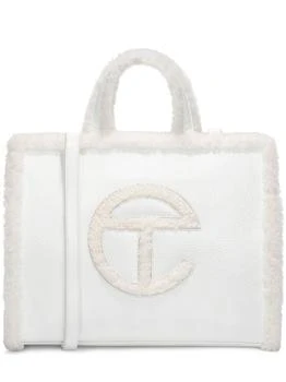 UGG X TELFAR Medium Telfar Crinkle Patent Shopper Bag