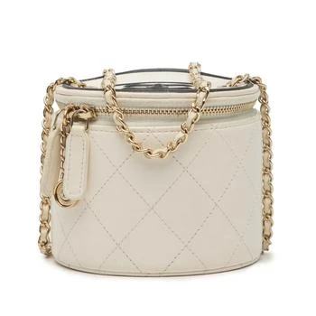 Chanel | Off- Leather Shoulder Bag Vanity Bag (Pre-Owned)