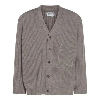 MAISON MARGIELA | Maison Margiela Ribbed Buttoned Cardigan