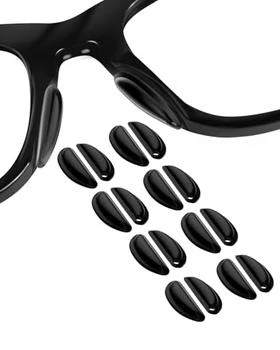 BandSmith Compatible with Ray-Ban Meta Wayfarer Eyeglass Nose Pad, 8 Pairs Soft Silicone Nose Pads, Anti Slip Replacement Nose Pads