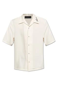 AMIRI | Amiri MA Logo Embroidered Short-Sleeved Shirt