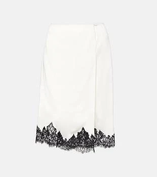 Stella McCartney | Satin midi skirt