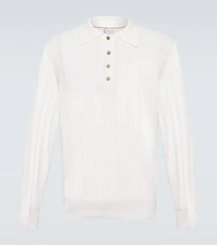 Brunello Cucinelli | Cotton polo sweater