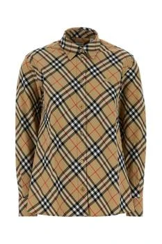 Burberry | Burberry Checkered Long-Sleeve Shirt